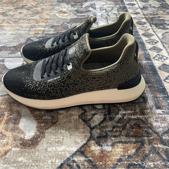 PETER MILLAR WOMEN'S Hyperlight Apollo Sneakers Green Slip On Shoes - Picture 4 of 9